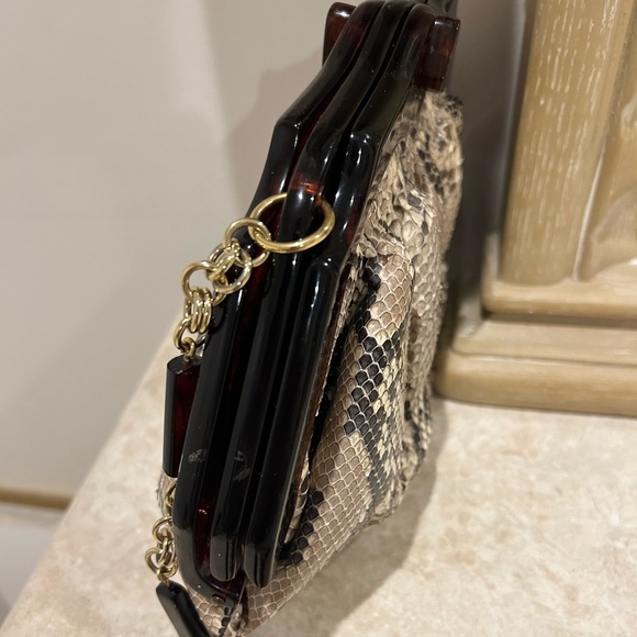 RARE & VINTAGE Colombetti Milano Snakeskin Bag. Great Condition - Picture 10 of 13
